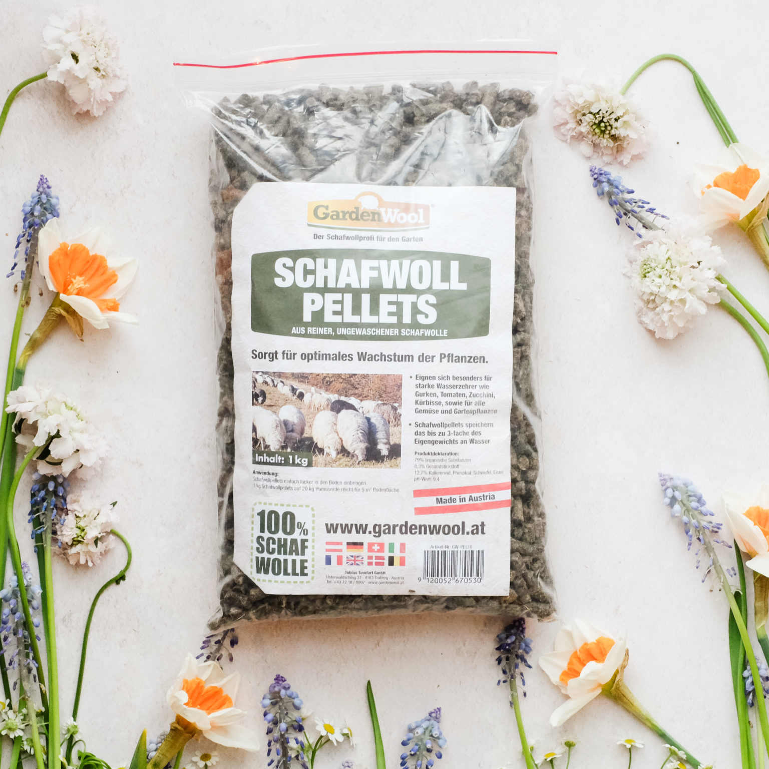 Schafwollpellets Jora Dahl